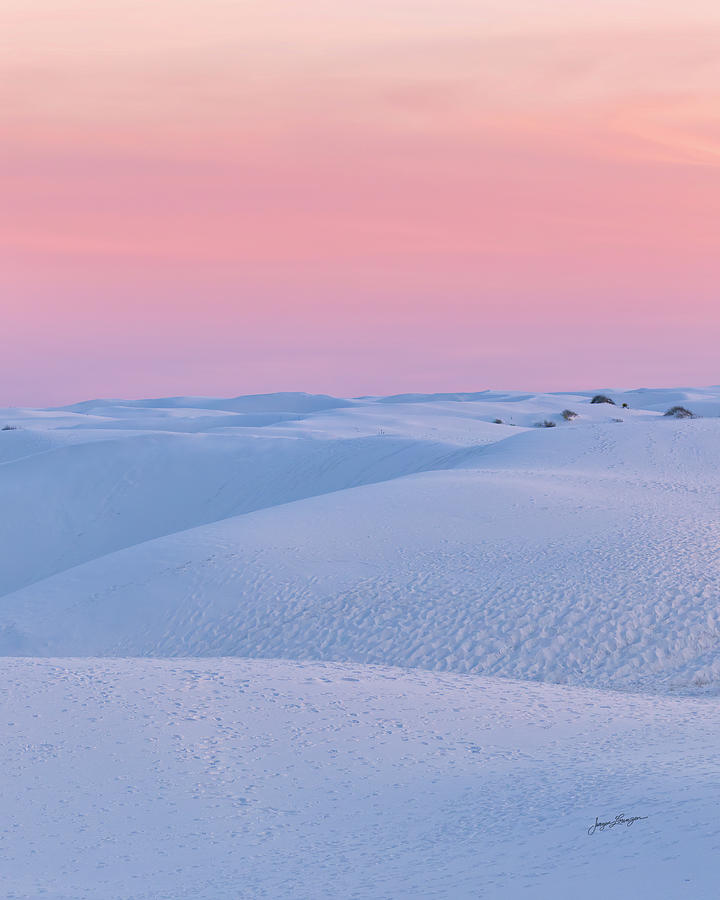 White Sands Sunset Photograph by Jurgen Lorenzen