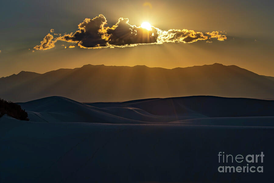 White Sands Sunset By Kirk Siegler