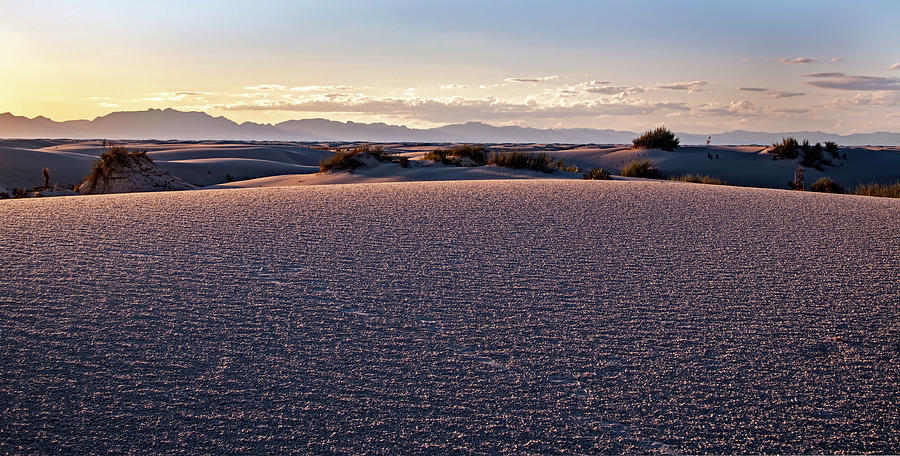 White Sands Sunset R10 Photograph By Ron Mouser