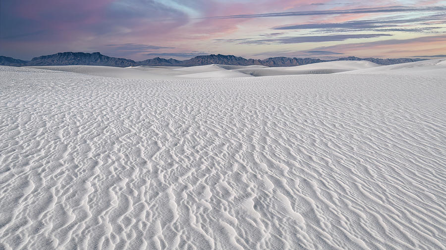White Sands Sunset Photograph by Rand Ningali