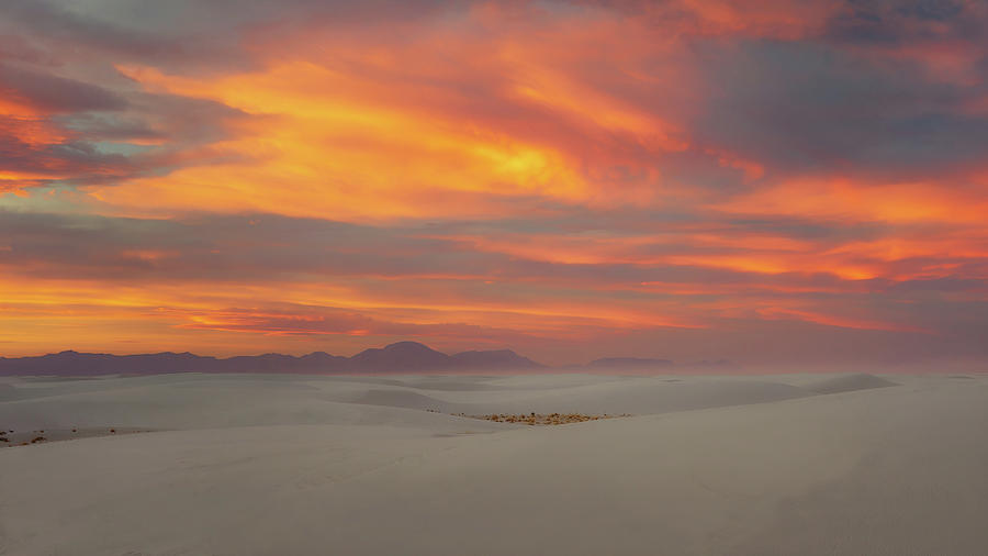 White Sands Sunset Photograph by Susan Rissi Tregoning
