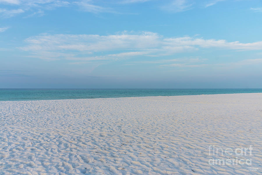 White Sandy Florida Beach Photograph by Jennifer White