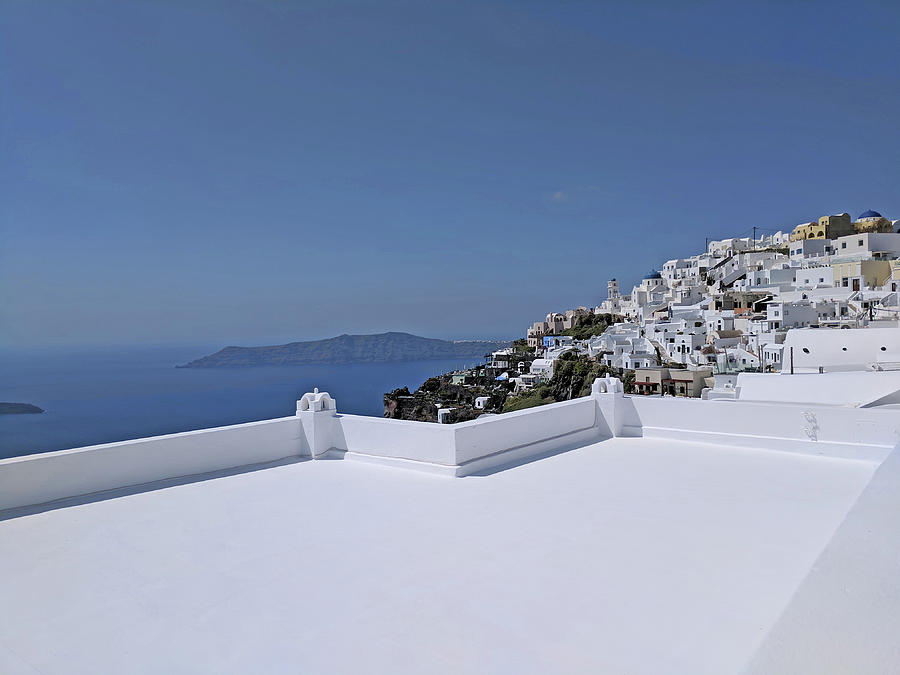 White Santorini  Photograph by Yvonne Jasinski