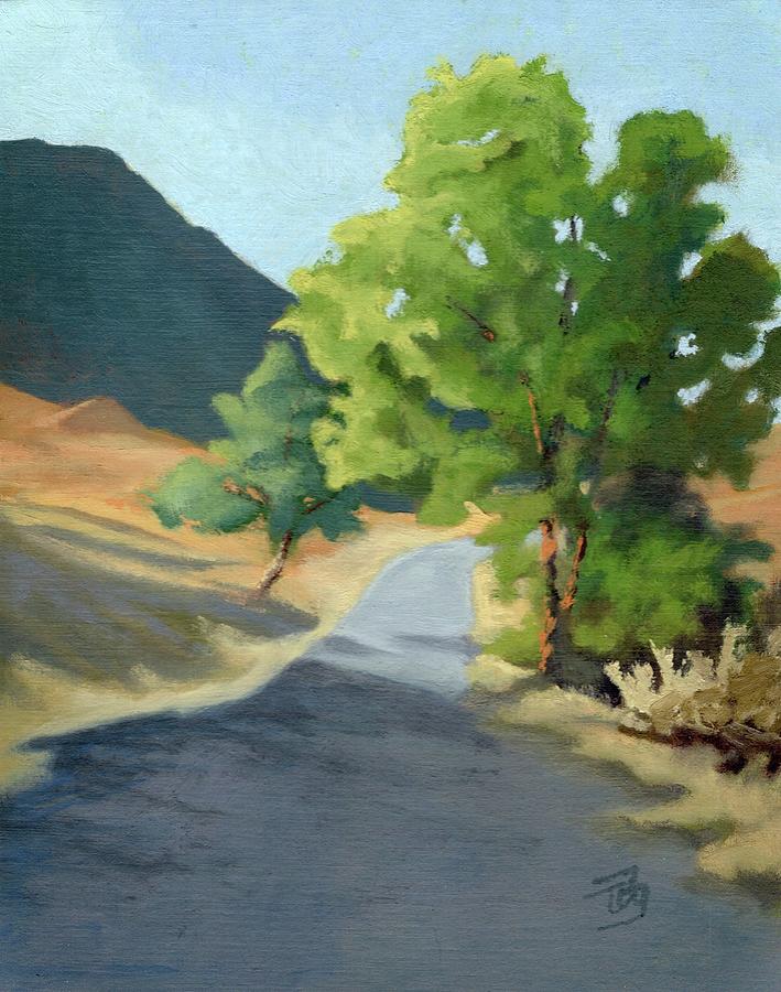 White Sulphur Springs Road Painting by Teri Gergen Fine Art America