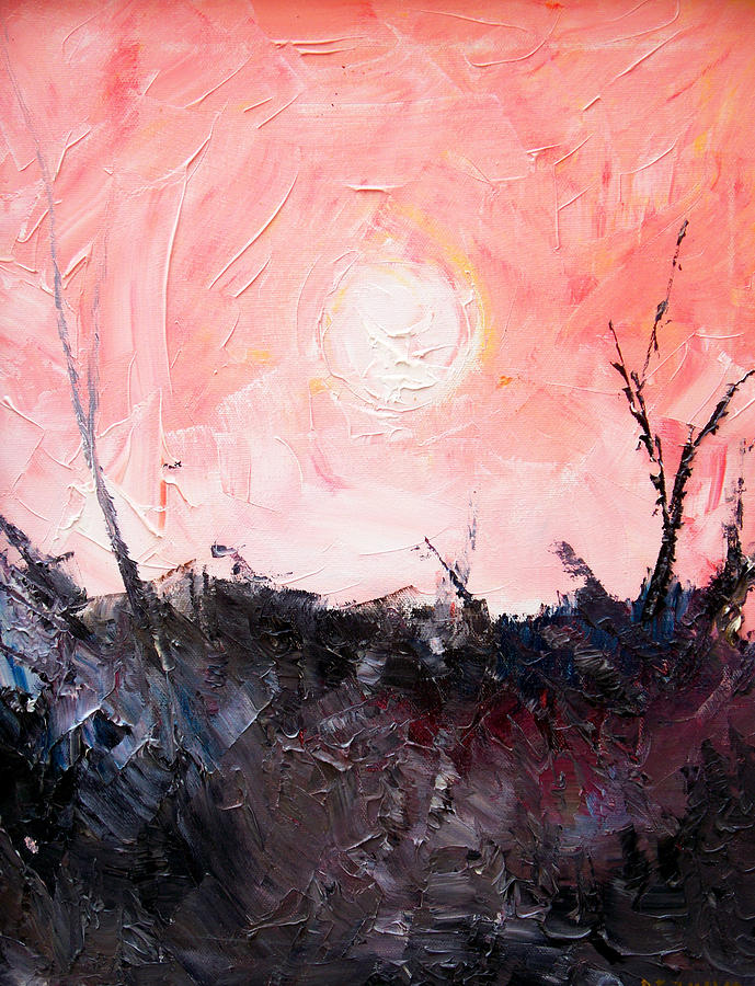Duck Painting - White Sun by Sergey Bezhinets Duck Painting - White Sun by Sergey Bezhinets