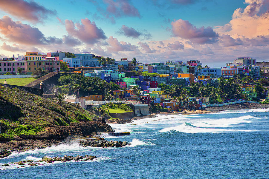 White Surf on Coast of Puerto Rico Photograph by Darryl Brooks