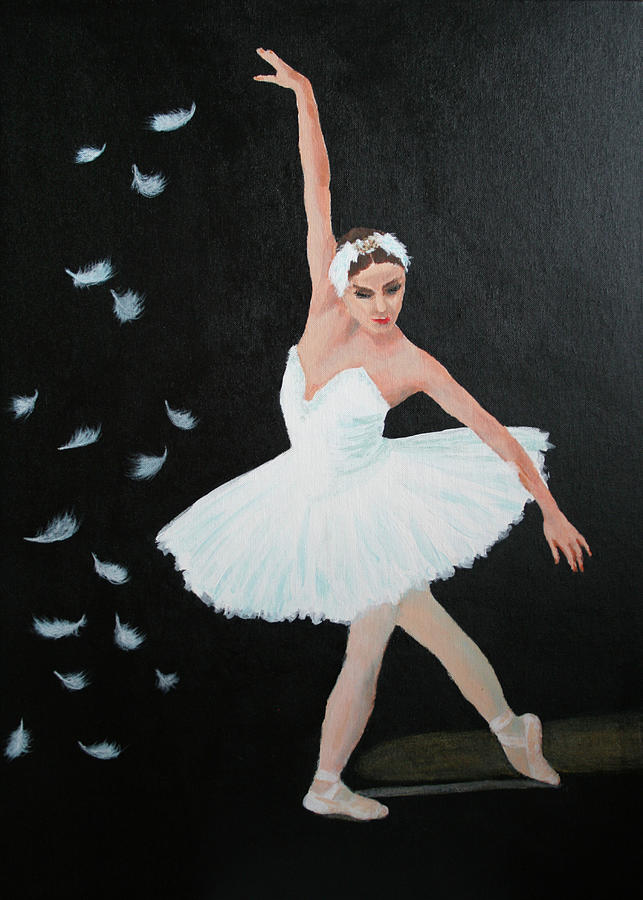 White Swan. Ballet. Painting by Svetlana Samovarova - Fine Art America