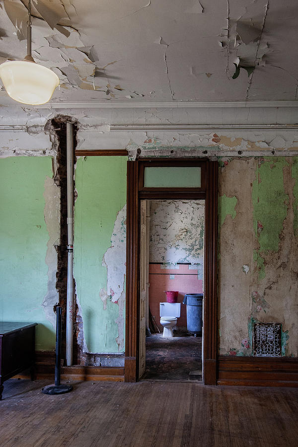 White Toilet Thru Doorway Photograph by Lon Dittrick White Toilet Thru Doorway Photograph by Lon Dittrick