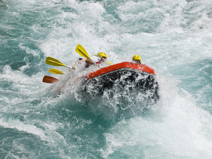 White water rafting Photograph by Ozgurdonmaz