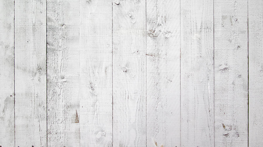 White wooden plank wall painted with natural patina Photograph by Colors Hunter - Chasseur de Couleurs