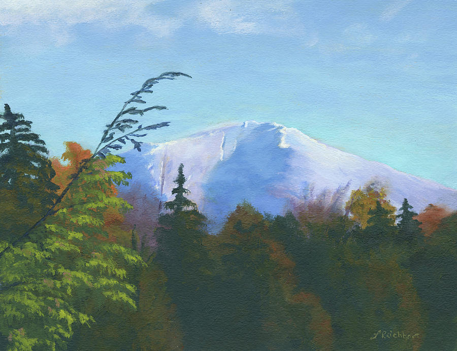 Whiteface Mountain Painting by Lynne Reichhart