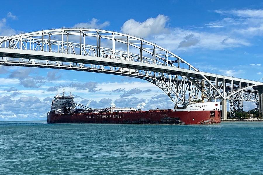 Whitefish Bay under the Bridge Photograph by Lori Hannon - Fine Art America