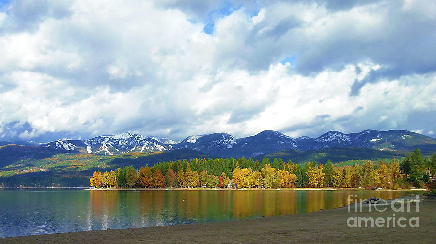 Whitefish Lake, Whitefish MT. Photograph By S Jamieson