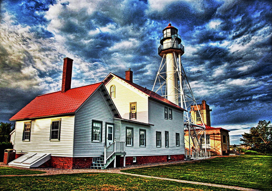 Whitefish Point Light station, Superior. MI Photograph by Bill Jonscher - Pixels