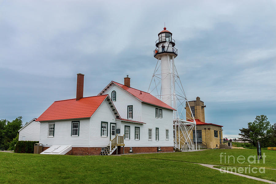 Whitefish Point Lighthouse Photograph by Jennifer White