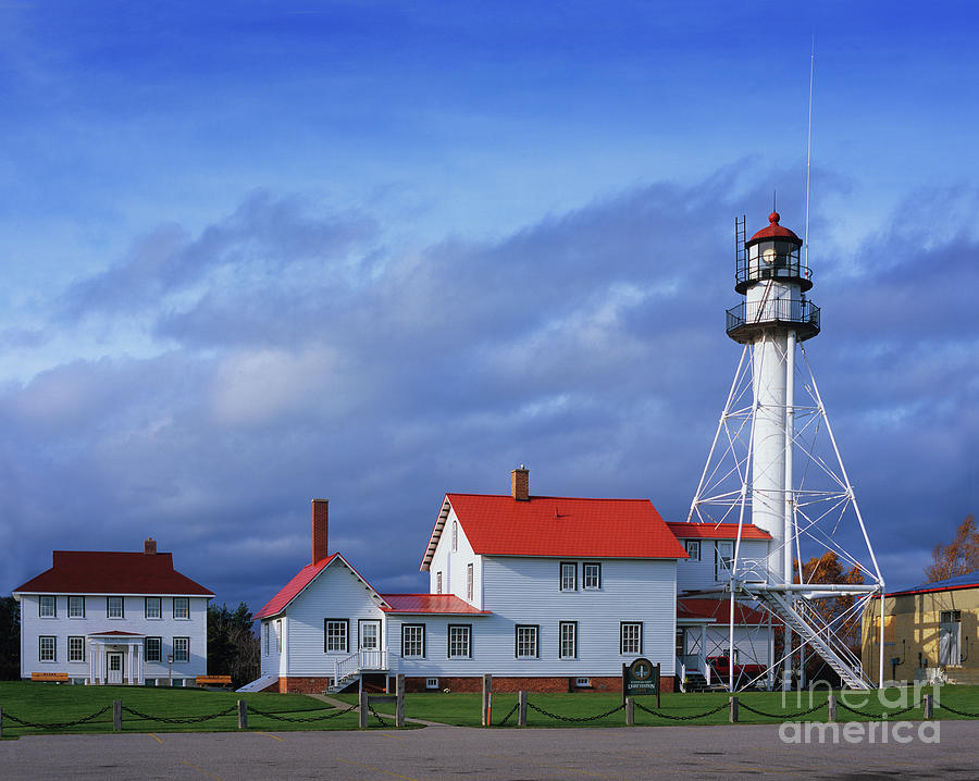 Whitefish Point Lighthouse Michigan Photograph by Wernher Krutein