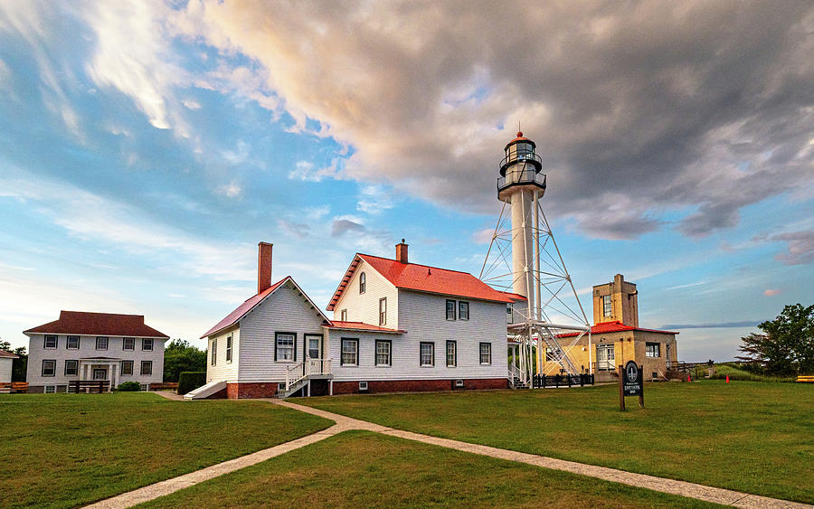 Whitefish Point Lighthouse Photograph by Travel Quest Photography