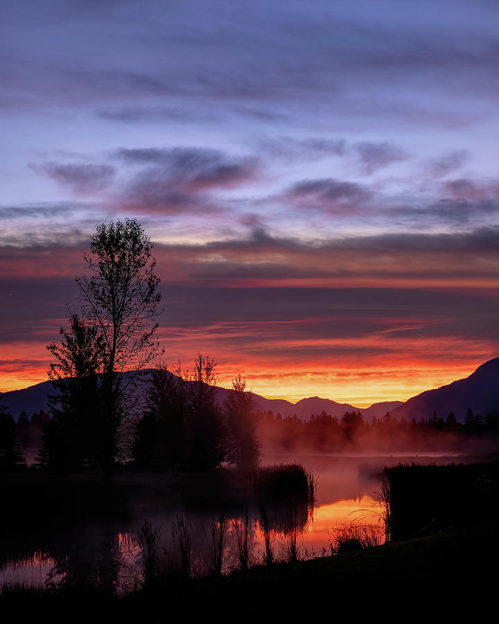Whitefish Sunrise #4 Photograph by Jack Bell