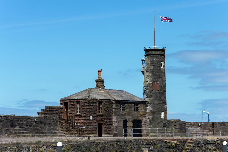 Whitehaven old watchtower Photograph by Steev Stamford