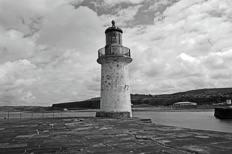 WHITEHAVEN.  The Harbour Lighthouse. Photograph by Lachlan Main
