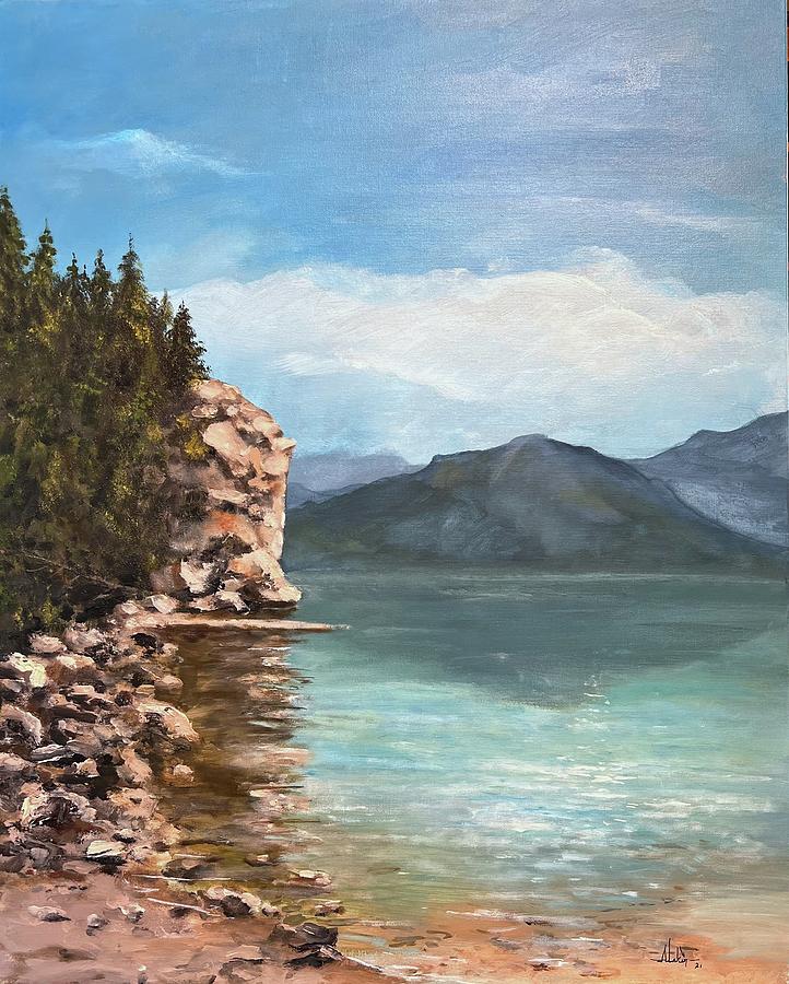 Whitehead Point Painting by Alan Lakin - Fine Art America