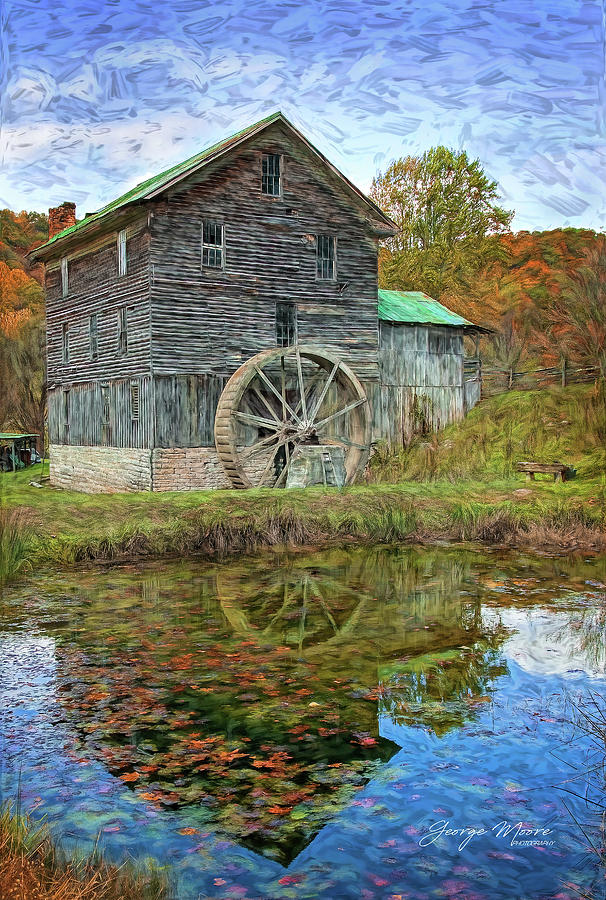 Whites Mill Virginia Photograph by George Moore
