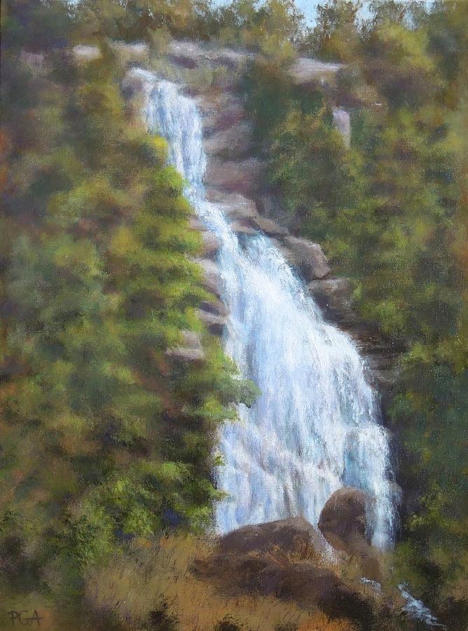 Whitewater Falls I Painting by Phyllis Andrews