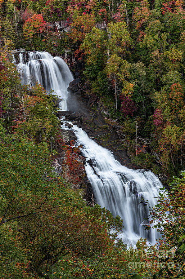 Whitewater Falls In October 2020 Photograph by Willie Harper