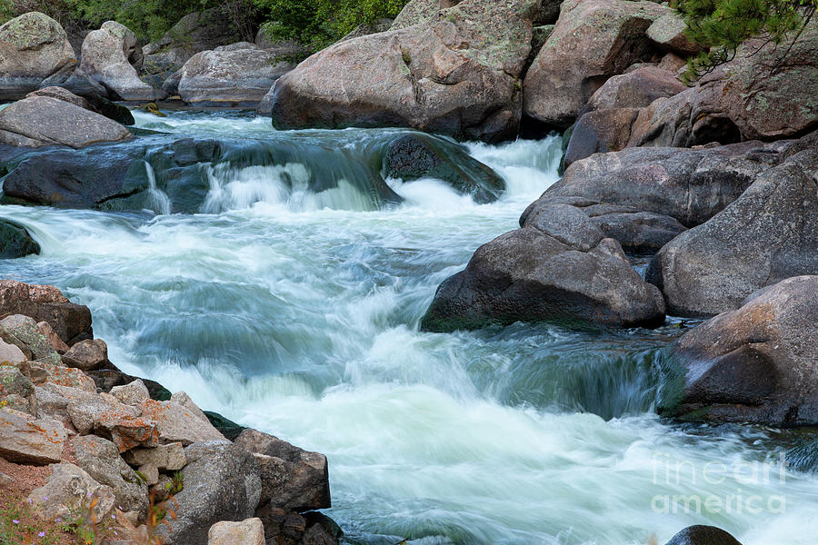 Whitewater in the Platte Photograph by Steven Krull