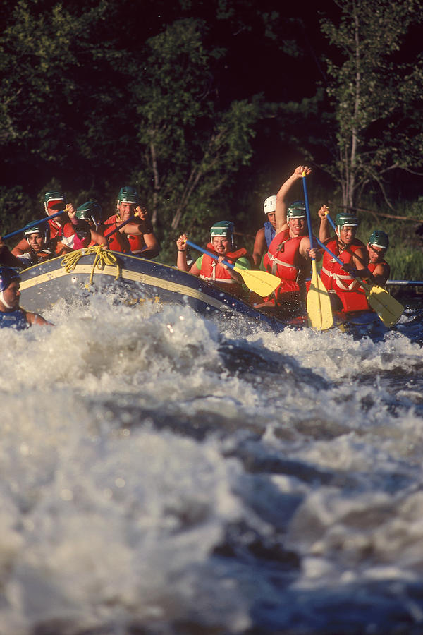 Whitewater rafting on the Ottawa River , Ontario , Canada Photograph by Comstock