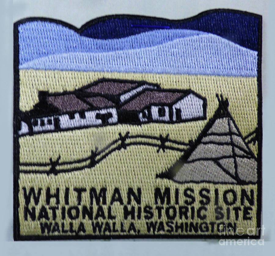 Whitman Mission National Historic Site Collector Patch Mixed Media