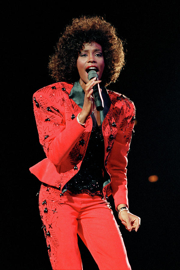 Whitney Houston #87-03V Photograph by Todd Caudle - Fine Art America