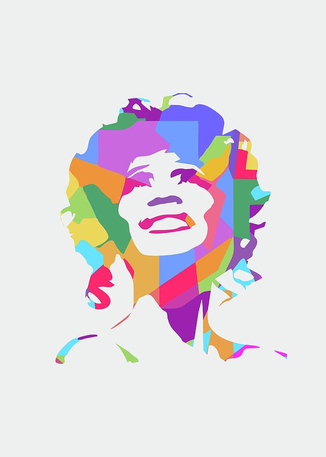 Whitney Houston Pop Art Digital Art