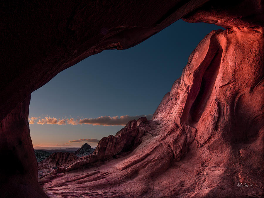 Nature Photograph - Whitney Pockets Arch Nevada by Leland D Howard