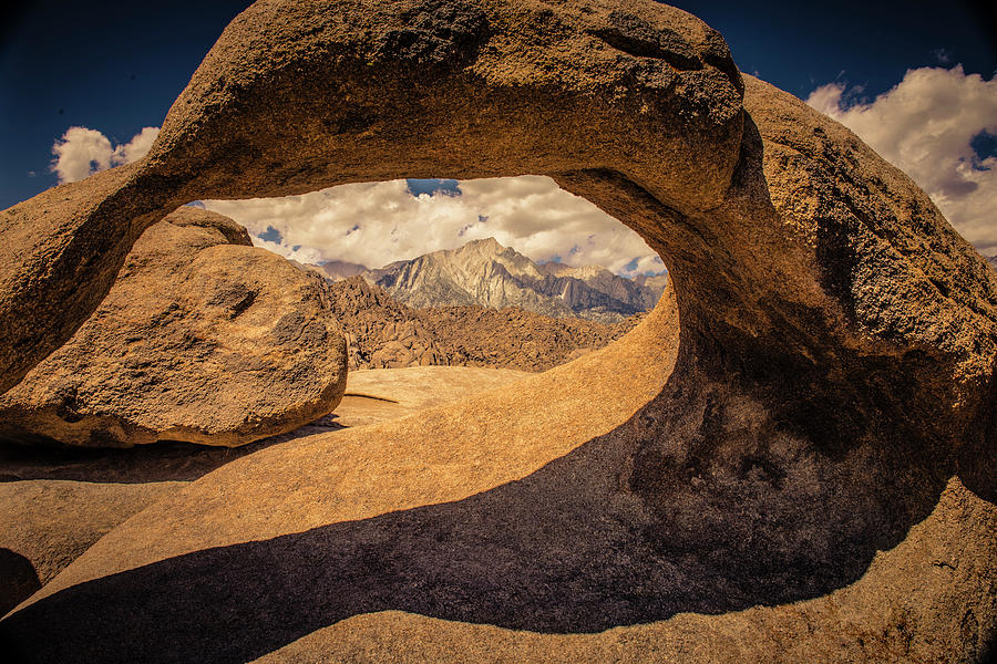 Whitney Portal through Mobius Arch Photograph by Mark Peavy