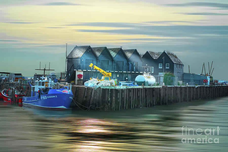 Whitstable Harbour Atmospheric Light Photograph by Alison Chambers Pixels