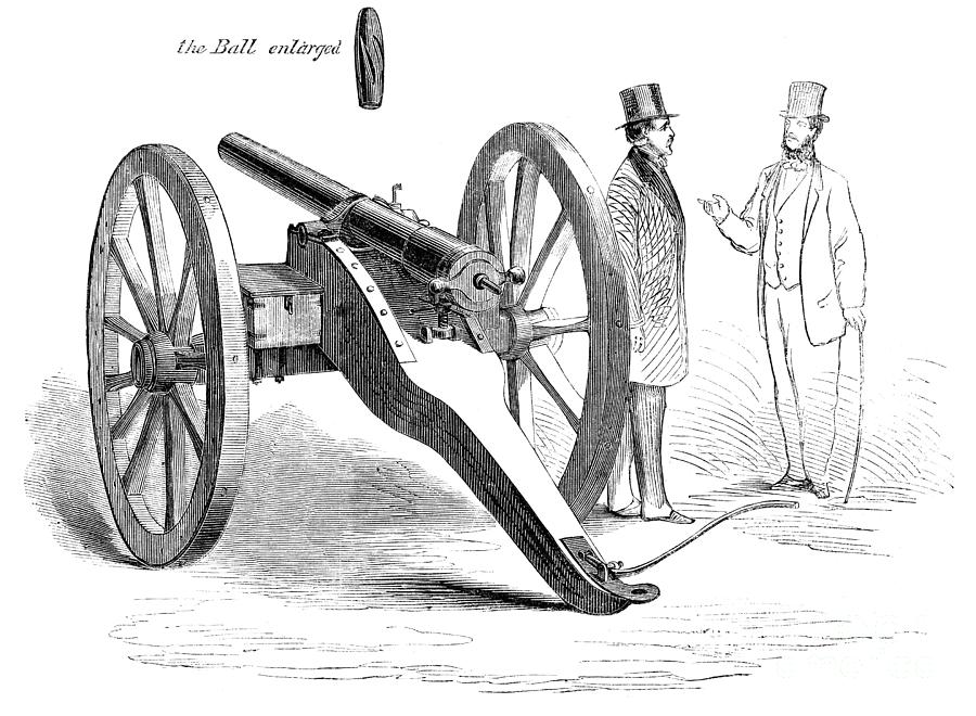 Whitworth Gun, 1861 Drawing by Granger