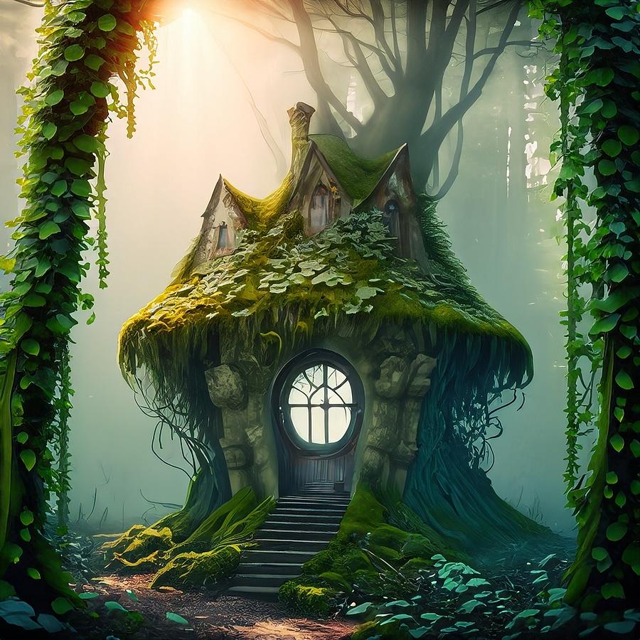 Who lives here? Digital Art by Camille Lopez