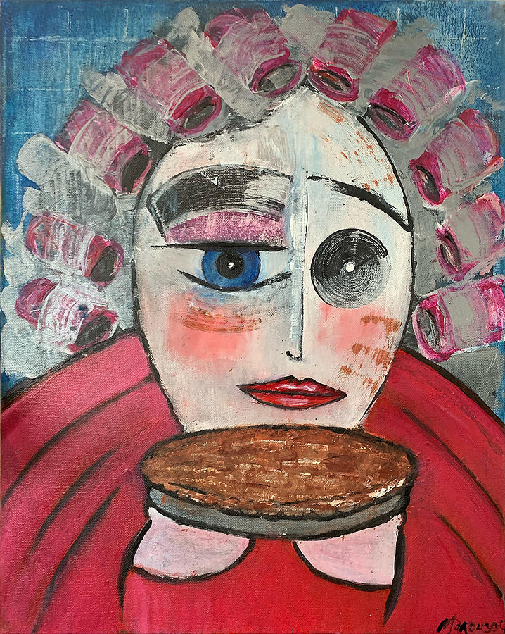 Pie Painting - Who Wants Pie? by Dave Manousos