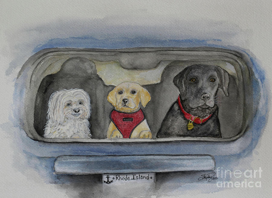 Who Wants to go for a Ride? Painting by Shirley Dutchkowski