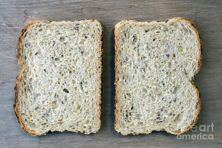 Whole Grain Bread Slices Photograph by Edward Fielding