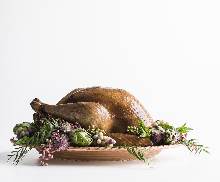 Whole roasted turkey Photograph by Manny Rodriguez