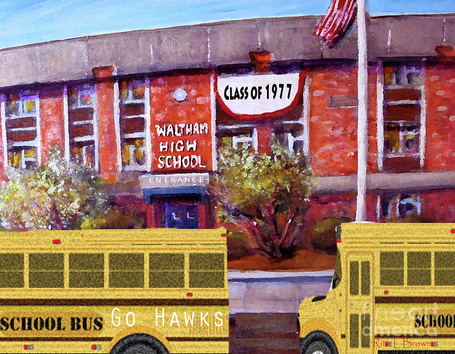 WHS Class 1977 Painting by Rita Brown
