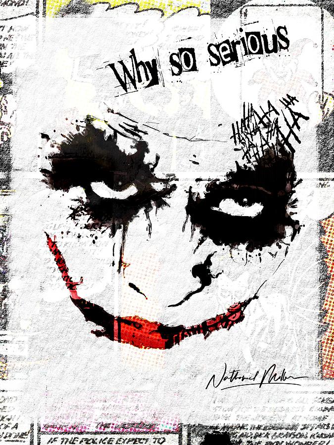 Why So Serious? Digital Art by Nathaniel Miller | Pixels