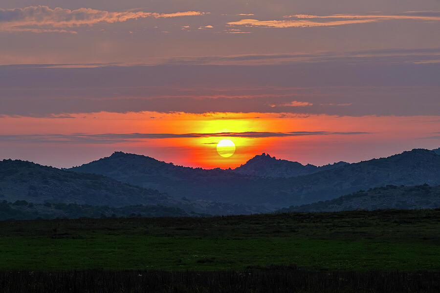 Wichita Mountain Sunrise Photograph by Renee Walsh Wichita Mountain Sunrise Photograph by Renee Walsh