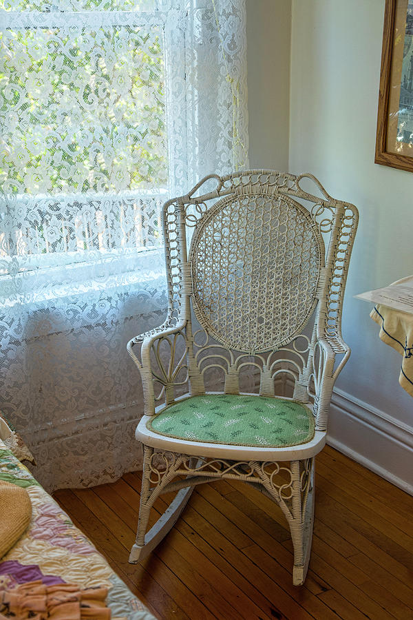 Wicker Chair Photograph by Lindley Johnson