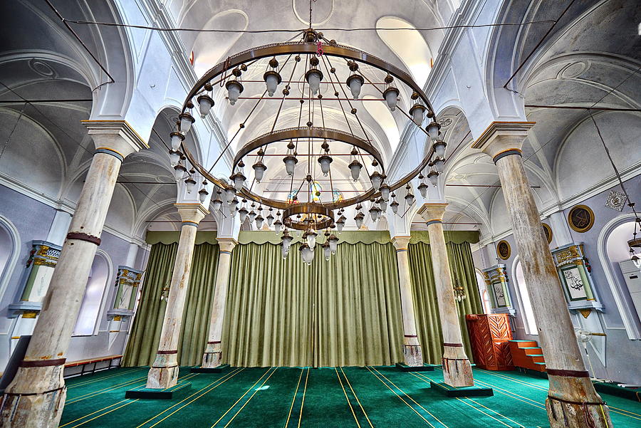 Wide angle view of Alacati mosque interior Photograph by Emreturanphoto