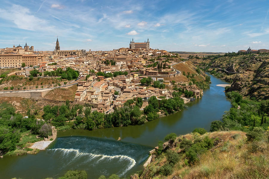 Wide-Angle View of Toledo Photograph by Betty Eich