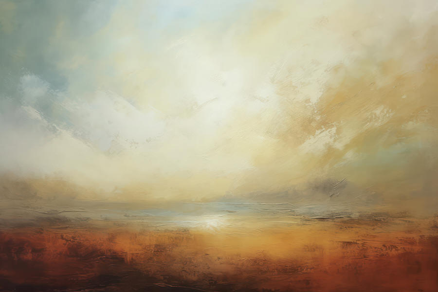Wide Open Spaces Golden Dawn Painting by Jai Johnson
