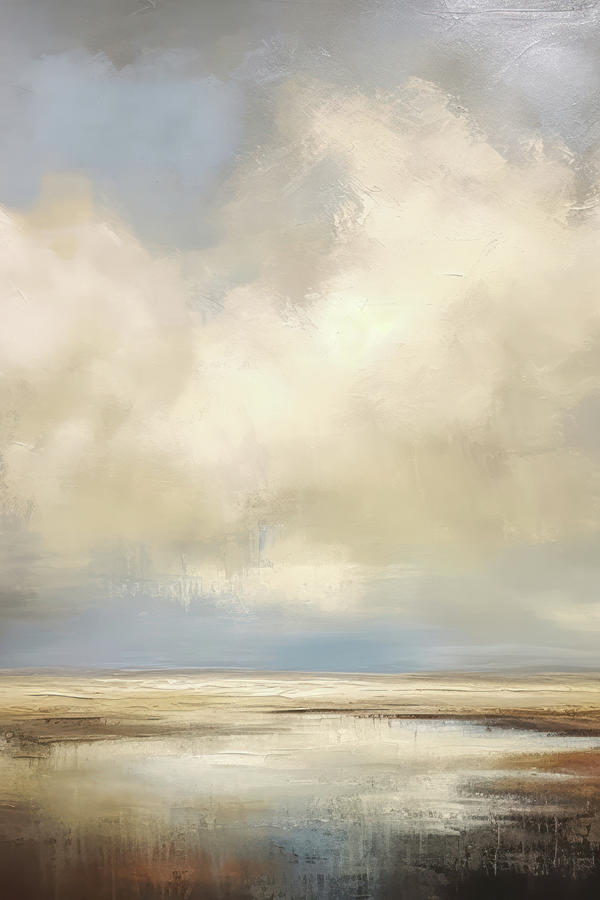Wide Open Spaces Morning At The Marsh Painting by Jai Johnson Wide Open Spaces Morning At The Marsh Painting by Jai Johnson
